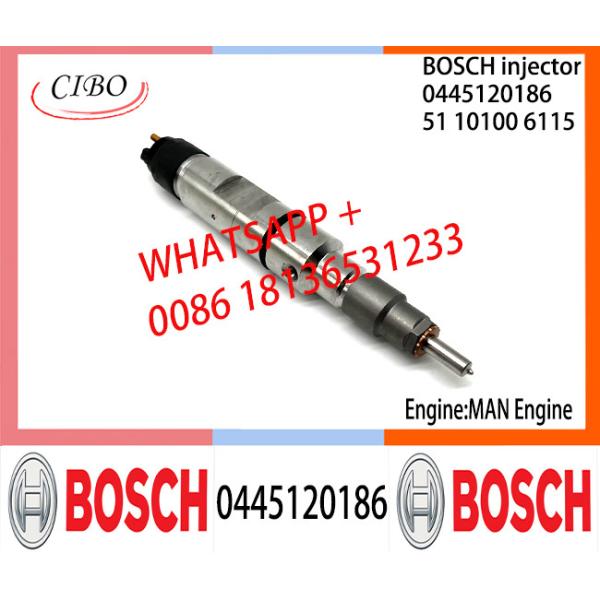 BOSCH 0445120186 51101006115 Neutral Fuel Injector Assembly 0445120186 51101006115 For MAN VW