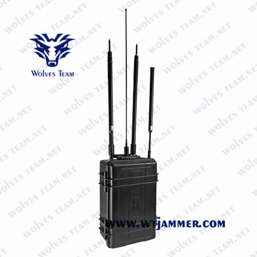 Buy Full Frequency Portable Wifi Signal Jammer , RF Cellular Signal Blocker 1200W at wholesale prices