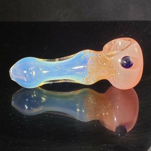 4 Inch Pink Coral Collectible Tobacco Glass Pipe Smoking Bowl Hand Pipes