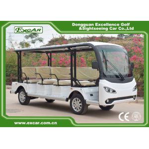 Multi - Purpose Electric Sightseeing Bus Black 11 And 3 Seater