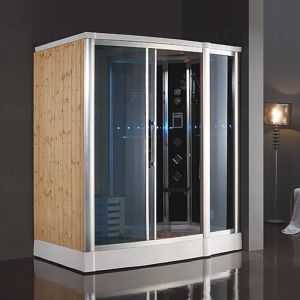 Wet Steam Bathroom Shower Enclosure Sauna Ozone Disinfection