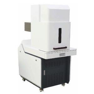 Enclosed Safety Desktop Model 50W Fiber Laser Marking Machine For Deep Engraving