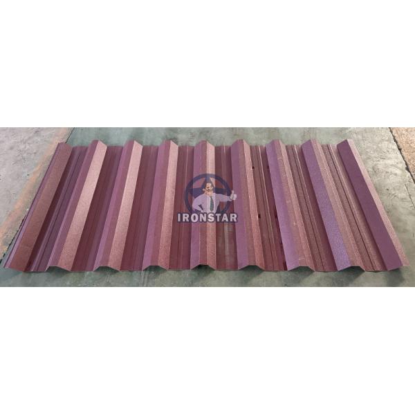 5 rib and 6 rib trapezoidal sheet double layer roll forming machine in Hungary