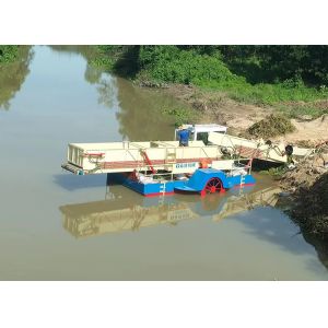 9 Cubic Aquatic Plant Harvester For Sale 5km/h To Collect And Clean River Water