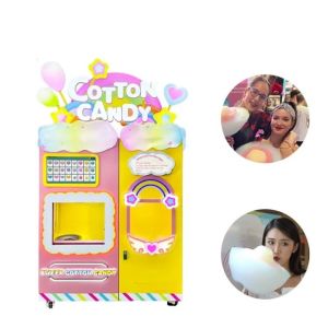 Snack Floss Automatic Cotton Candy Vending Machine 200KG ODM