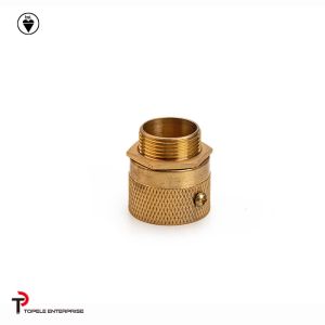CNC machine Brass male conduit hose adapter , brass male adapter
