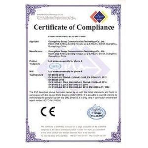 XINDA PELOSI CO.,LIMITED Certifications