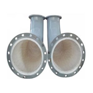 China ASTM A106 Alumina CE API Ceramic Lined Elbow Pipe on sale