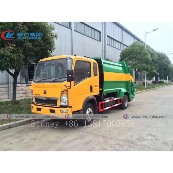 Buy 8cbm Sinotruk HOWO 4x2 RHD Trash Collection Truck at wholesale prices