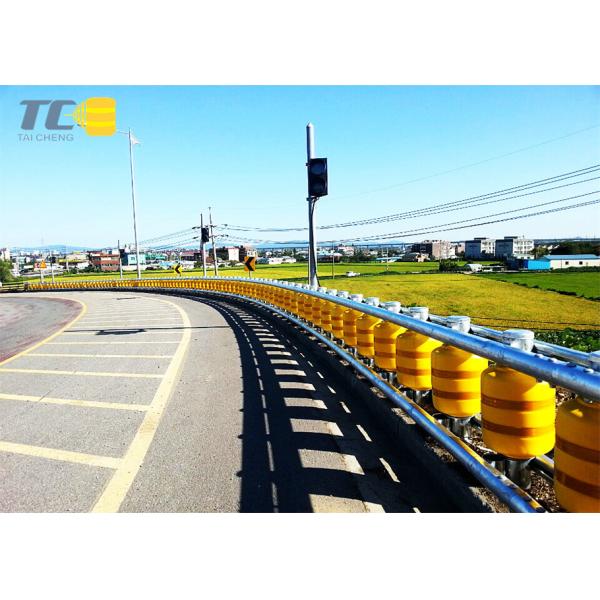 Roadway Safety Rolling Guardrail Anti Collision Highway Guardrail