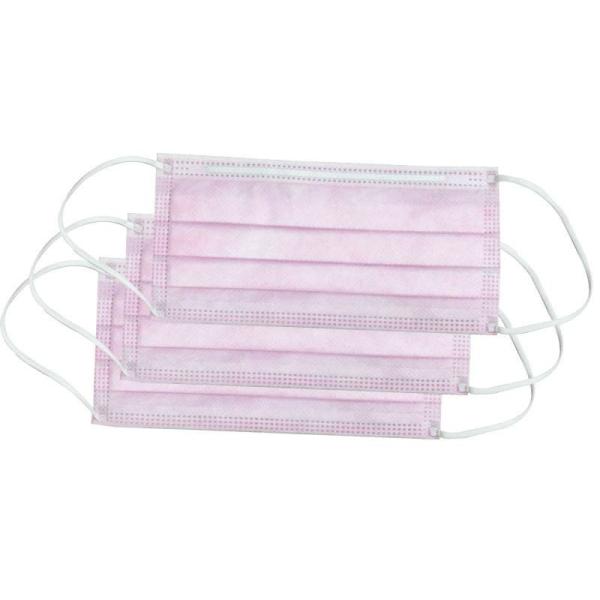 Buy China pink hospital non sterile disposable surgical mask with earloop at wholesale prices