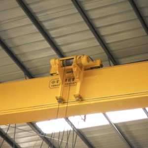 Remote Control Single Girder Beam E.0.T Crane Partial Hanging Hoist Trolley