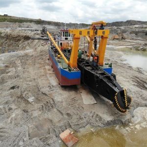Customized 18 Inch Cutter Suction Dredger with 180kw Cutter Head Power from