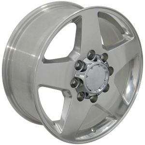 Ct2072 20 Inch Polished Aluminum Wheels Set Of 4 Fit 8x180 Lug 2011-2020