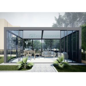 Aluminum Louvered Pergola Deluxe Louvered Pergola  Pergola With Retractable Canopy