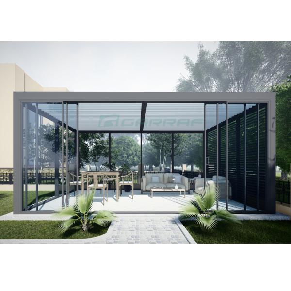 Buy Aluminum Louvered Pergola Deluxe Louvered Pergola  Pergola With Retractable Canopy at wholesale prices