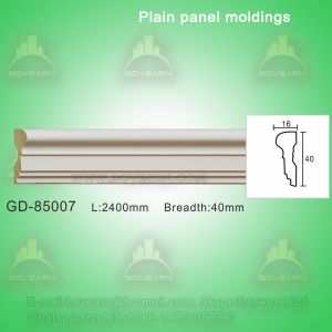 Quality Polyurethane Plain Architectural Panel Decorative Cement Mouldings for sale