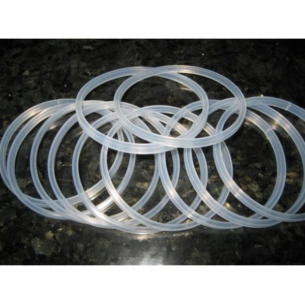 Soft Flexible High Temp Silicone Gasket , Food Grade Silicone Rubber Gasket