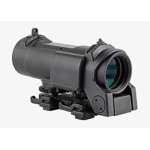 Black 4X32 F Tactical Rifle Scope Red Illuminated 11 Levels Brightness For Air
