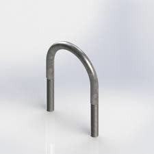 ZINC Finish Steel Strap DIN 3570 Hot Dip Galvanized U Bolts for Construction