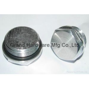 male BSP thread 3/4 inch aluminum drain plugs for Gearboxes with O-ring