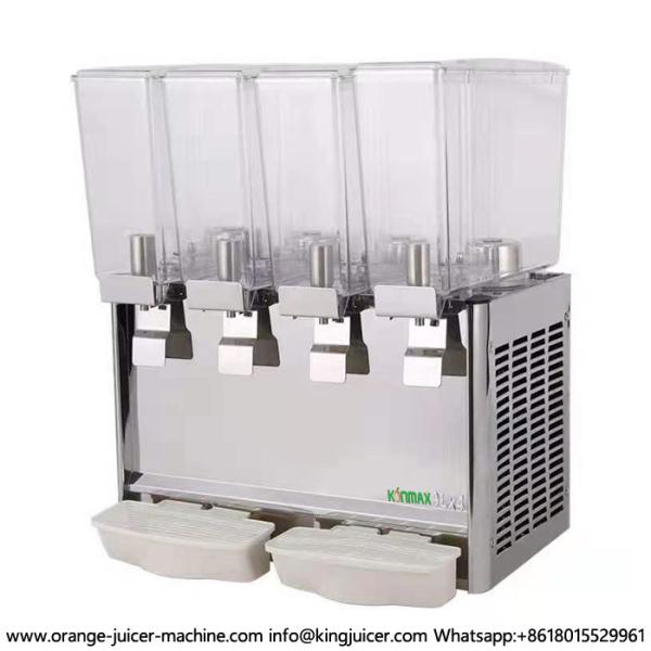 Buy Automatic 4x9L Cold Drink Beverage Dispenser Four Tank LED Juice at wholesale prices