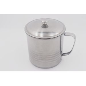 7pcs 15cm Stainless Steel Mouth Wash Cup For Kindergarten Students