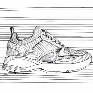 Breathable Womens Custom Trainers Non Slip With MD Outsole