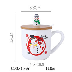 Creative Cartoon Ceramic Coffee Cups Mug For Christmas Festival