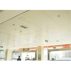 Acoustic Ceiling Tiles Perforated Suspended Panel With Fireproof Nonwoven Fabric