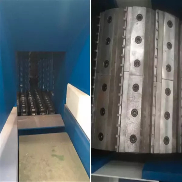 Double Shaft 10m3/H 3500kg Saw Dust Making Machine