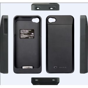 1700Mah Capacity IPhone 4 Extender Battery Case With Short Circuit Protection