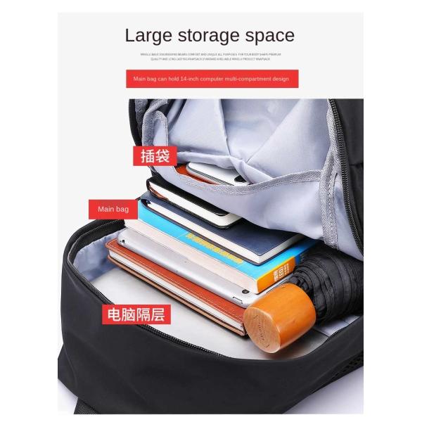 Wholesale custom logo men's and women's white backpack portable waterproof backpack fashion school bag