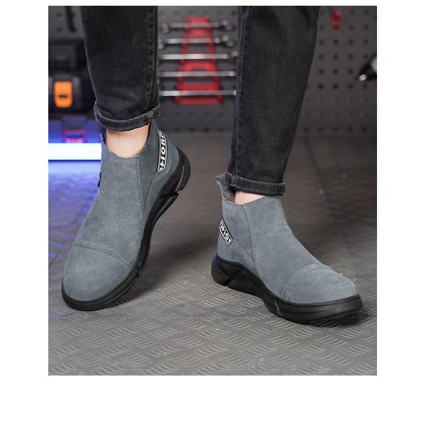 Rubber Sole Safety Shoes for Unisex Suede Work Boots in Industrial Settings