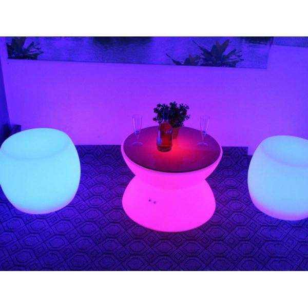 Buy Commercial Polyethylene Roto Molded Furniture LED Bar Tables And Chairs at wholesale prices