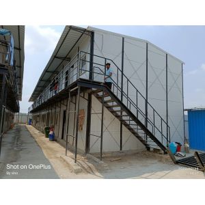 Fast Industrial Sandwich Panel Dormitory Layout with Professional Architect