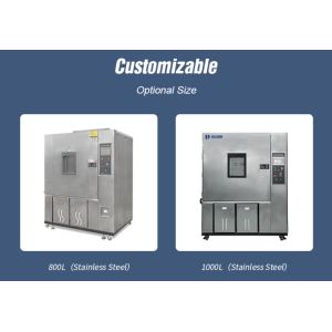 Customized 225L Temperature Humidity Chambers Stainless Steel Plate Testing