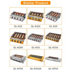 Gas Grill With Cabinet Stainless Steel GL RH 1.2Kg/h LPG/NG Restaurant Cooking