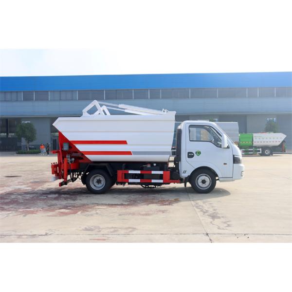 Customized Mini 4x2 5000 CBM Dongfeng Dump Truck With Hydraulic Self-Loading and Unloading