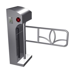 RFID Interface Swing Automatic Turnstiles Stainless Steel Security Access