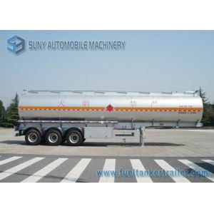 Stainless Steel Tri-axle Oil Tank Trailer 40000L 12000*2500*3650mm