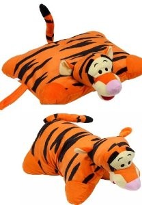 Orange Lovely Disney Tigger Pillow Plush Cushion and Pillow With Plush Tigger