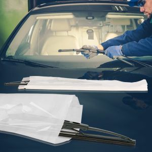 Disposable Recycled Trapezoidal LDPE Plastic Bags For Packaging Wiper