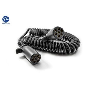 Reversing Camera Extension Cable Trailer Camera Video Cable With 7 Pin Plastic