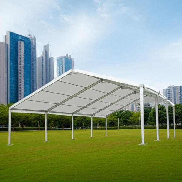 Buy 12m Width A Frame Marquee with 200 X 120 X 4mm 4-channel Main Profile and 2.6m Side Height at wholesale prices