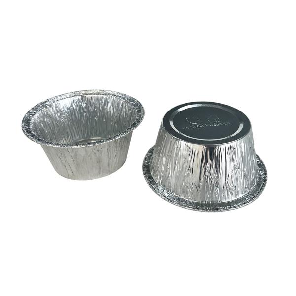 Proper Disposable Cheesecake Cupcake Aluminum Foil Containers for Customizable