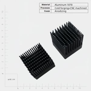 Customized Lightweight Aluminum Cold Forging Heat Sink