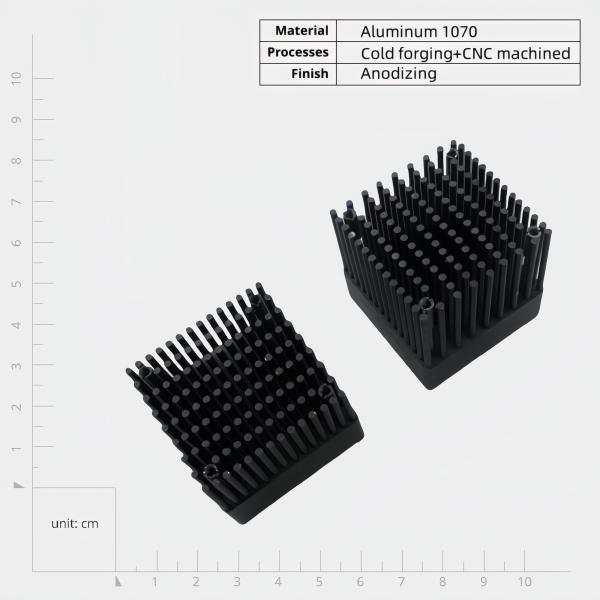 Buy Customized Lightweight Aluminum Cold Forging Heat Sink at wholesale prices