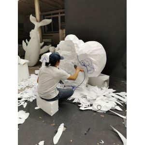 200W Handheld Air Cooling Hot Knife For Foam Sculpture