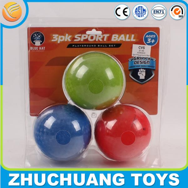 Buy custom design 3 pk playground ball set at wholesale prices